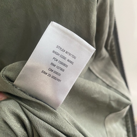 Hudson LA lightweight bomber jacket, green wash - Picture 6 of 6